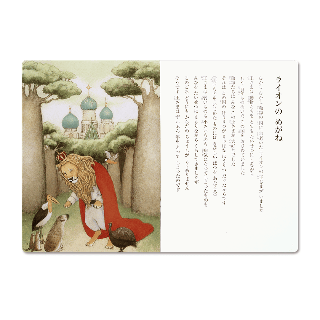 読み聞かせ絵本|ライオンのめがね